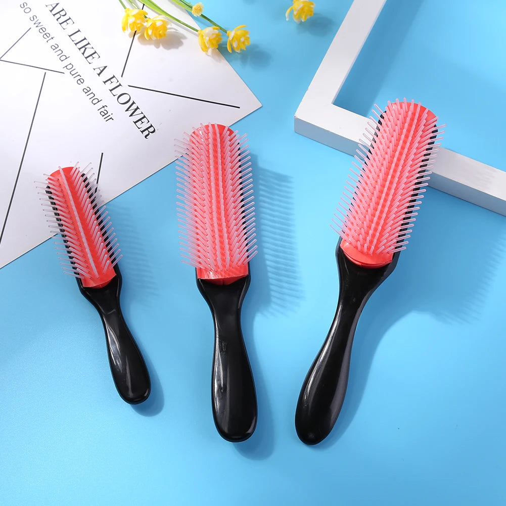 9-Row Detangling Hair Brush – Smooth and Defined Styling