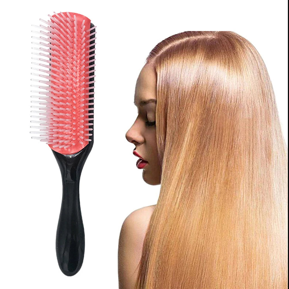 9-Row Detangling Hair Brush – Smooth and Defined Styling