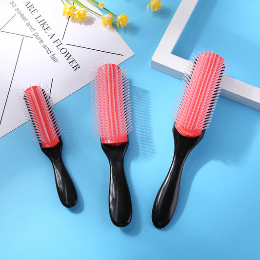 9-Row Detangling Hair Brush – Smooth and Defined Styling